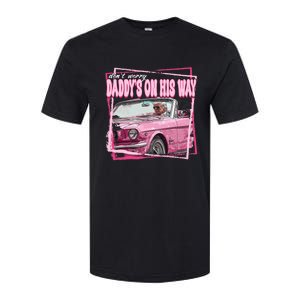 Funny DaddyS Home Trump Pink 2024 Take America Back 2024 Softstyle CVC T-Shirt