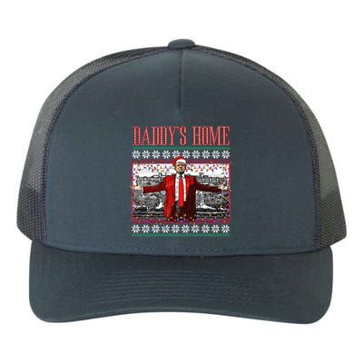 Funny DaddyS Home Trump Ugly Christmas Xmas Pajamas Cool Gift Yupoong Adult 5-Panel Trucker Hat