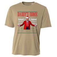 Funny DaddyS Home Trump Christmas Xmas Pajamas Cooling Performance Crew T-Shirt