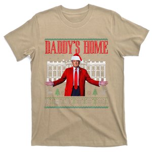 Funny DaddyS Home Trump Christmas Xmas Pajamas T-Shirt