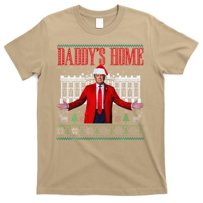 Funny DaddyS Home Trump Christmas Xmas Pajamas T-Shirt