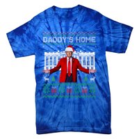 Funny DaddyS Home Trump Ugly Christmas Xmas Cool Gift Tie-Dye T-Shirt