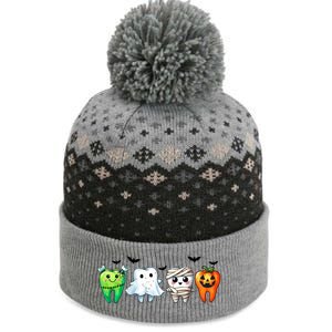 Funny Dentist Halloween Dental Squad Boo Cute Cavity Season Great Gift The Baniff Cuffed Pom Beanie