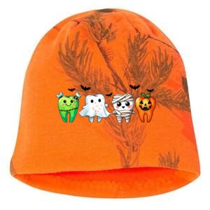 Funny Dentist Halloween Dental Squad Boo Cute Cavity Season Great Gift Kati - Camo Knit Beanie