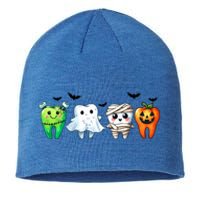 Funny Dentist Halloween Dental Squad Boo Cute Cavity Season Great Gift Sustainable Beanie