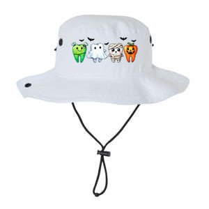 Funny Dentist Halloween Dental Squad Boo Cute Cavity Season Great Gift Legacy Cool Fit Booney Bucket Hat