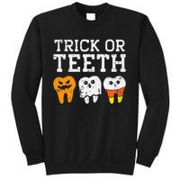 Funny Dental Halloween Treat Dentist Gift Trick or Teeth Sweatshirt