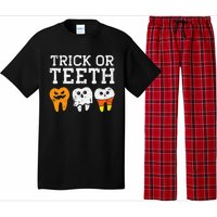 Funny Dental Halloween Treat Dentist Gift Trick or Teeth Pajama Set