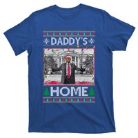 Funny DaddyS Home Trump Ugly Christmas Xmas Gift T-Shirt