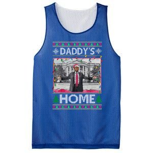 Funny DaddyS Home Trump Ugly Christmas Xmas Gift Mesh Reversible Basketball Jersey Tank