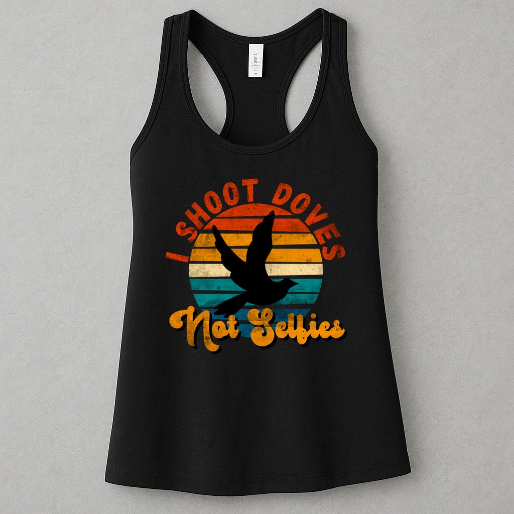 Funny Dove Hunting Great Gift Womens Tank Top