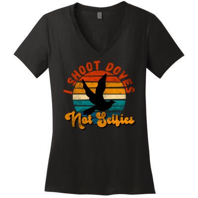 Funny Dove Hunting Great Gift Women's V-Neck T-Shirt