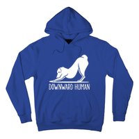 Funny Downward Hu Dog Yoga Design Cool Anime Print Gift Hoodie