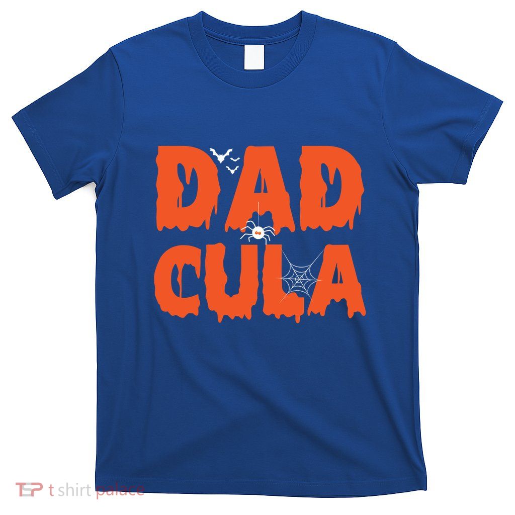 Funny Dadcula Halloween Dad Dracula Costume Momster Matching Gift T-Shirt