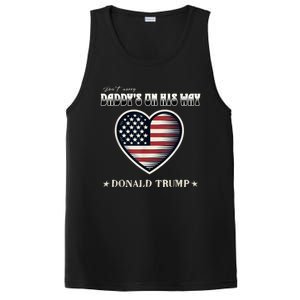 Funny DaddyS Home Trump American Heart Take America Back Gift PosiCharge Competitor Tank