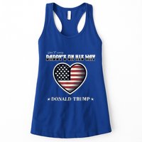 Funny DaddyS Home Trump American Heart Take America Back Gift Womens Tank Top