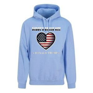 Funny DaddyS Home Trump American Heart Take America Back Gift Unisex Surf Hoodie