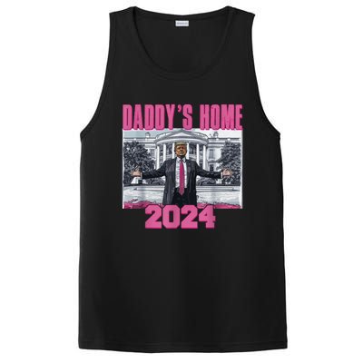 Funny DaddyS Home Trump Pink 2024 Take America Back 2024 Gift PosiCharge Competitor Tank