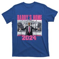 Funny DaddyS Home Trump Pink 2024 Take America Back 2024 Gift T-Shirt