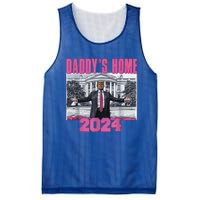 Funny DaddyS Home Trump Pink 2024 Take America Back 2024 Gift Mesh Reversible Basketball Jersey Tank