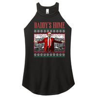 Funny DaddyS Home Trump Ugly Christmas Sweater Xmas Pajamas Women's Perfect Tri Rocker Tank