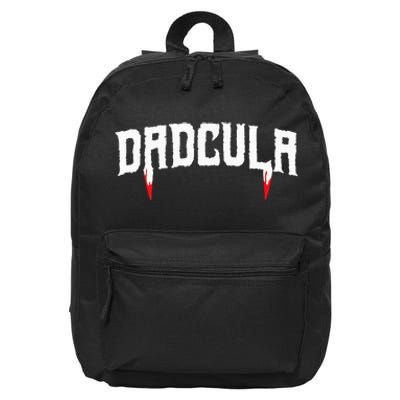 Funny Dadcula Halloween Dad Costume Momster Matching 16 in Basic Backpack