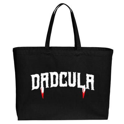 Funny Dadcula Halloween Dad Costume Momster Matching Cotton Canvas Jumbo Tote