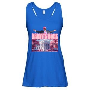 Funny DaddyS Home Trump Pink 2024 Take America Back 2024 Meaningful Gift Ladies Essential Flowy Tank