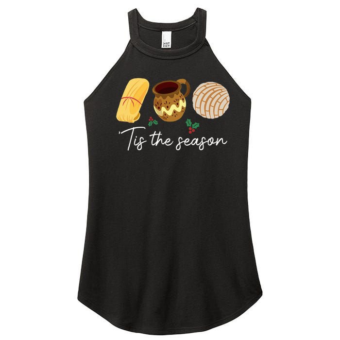 Festive Delights Hilarious Mexican Christmas Tradition Women's Perfect Tri Rocker Tank