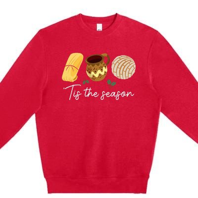 Festive Delights Hilarious Mexican Christmas Tradition Premium Crewneck Sweatshirt