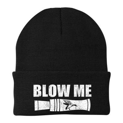Funny Duck Hunting Blow Me Duck Call Waterfowl Hunter Gift Beanie