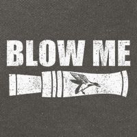 Funny Duck Hunting Blow Me Duck Call Waterfowl Hunter Gift Cotton Canvas Backpack