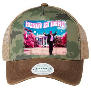 Funny DaddyS Home Trump Pink 2024 Take America Back 2024 Gift Legacy Tie Dye Trucker Hat