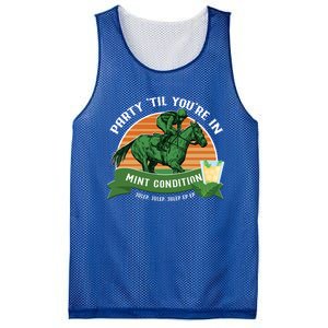 Funny Derby Horse Racing Mint Julep Bourbon Ing Party Gift Mesh Reversible Basketball Jersey Tank