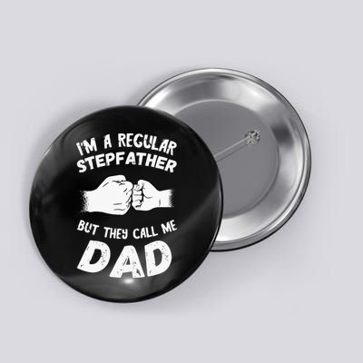 Fathers Day Handshake Fist Bump Step Father Cool Fatherhood Button