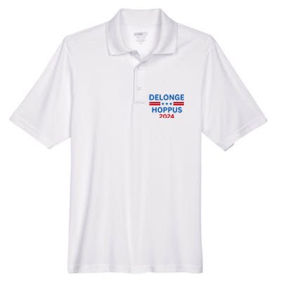 Funny Delonge Hoppus 2024 For President Men's Origin Performance Piqué Polo