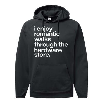 Funny Dad Handyman Hardware Quote Performance Fleece Hoodie