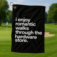 Funny Dad Handyman Hardware Quote Golf Towel