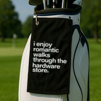 Funny Dad Handyman Hardware Quote Golf Towel