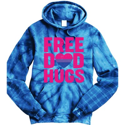 Free Dad Hugs Lgbt Bisexual Pride Gay Fathers Day Gift Tie Dye Hoodie