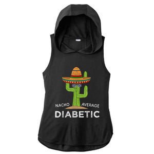 Fun Diabetic Humor Gifts Funny Meme Saying Diabetes Ladies PosiCharge Tri-Blend Wicking Draft Hoodie Tank