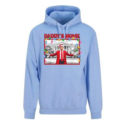 Funny DaddyS Home Trump Ugly Christmas Sweater Xmas Pajamas Sweatshirt Unisex Surf Hoodie