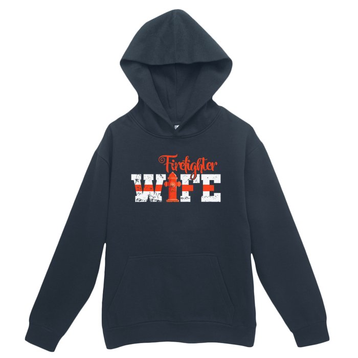 Fire Department Hydrant Firefighter Wife Urban Pullover Hoodie