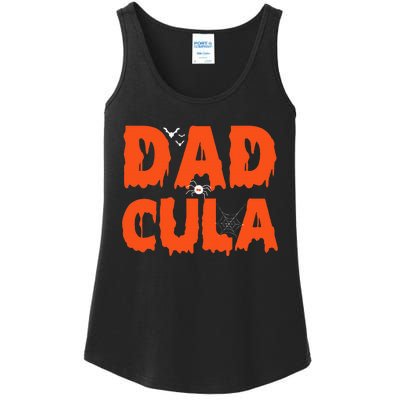 Funny Dadcula Halloween Dad Dracula Costume Momster matching Ladies Essential Tank