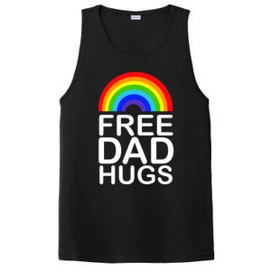 Free Dad Hugs Lgbt Pride Gay Gift PosiCharge Competitor Tank