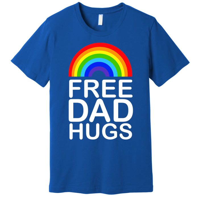 Free Dad Hugs Lgbt Pride Gay Gift Premium T-Shirt