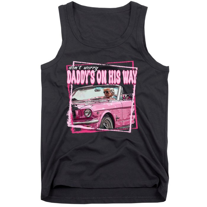 Funny DaddyS Home Trump 2024 Take America Back 2024 Tank Top