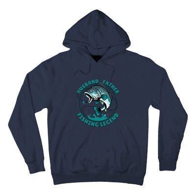 Father's Day Husband Father Fishing Legend Gift Tall Hoodie