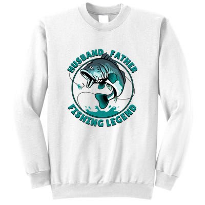 Father's Day Husband Father Fishing Legend Gift Sweatshirt