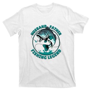 Father's Day Husband Father Fishing Legend Gift T-Shirt